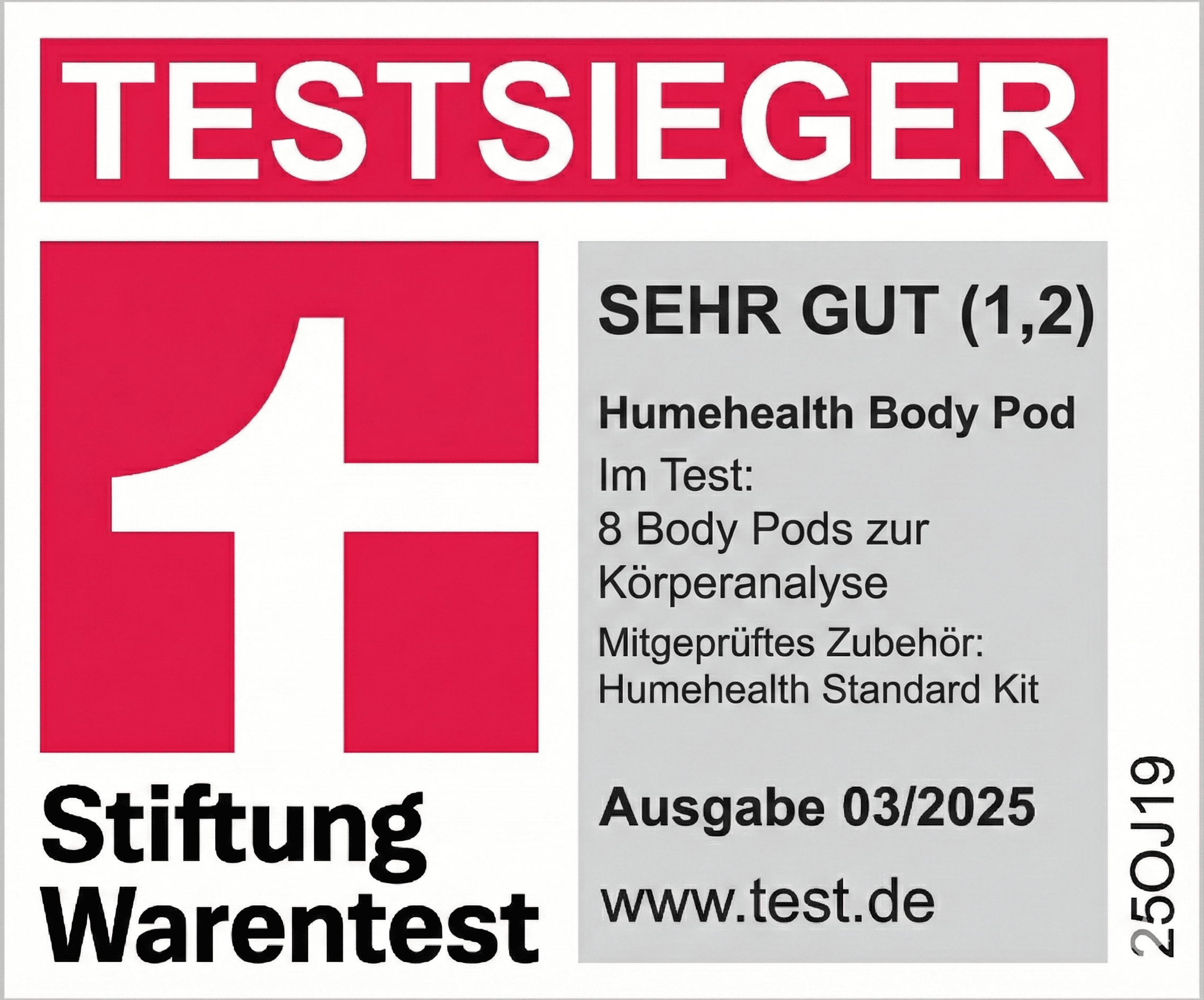Testsieger Note 1,2